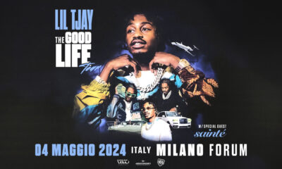 Locandina del concerto di Lil Tjay al mediolanum forum di Milano