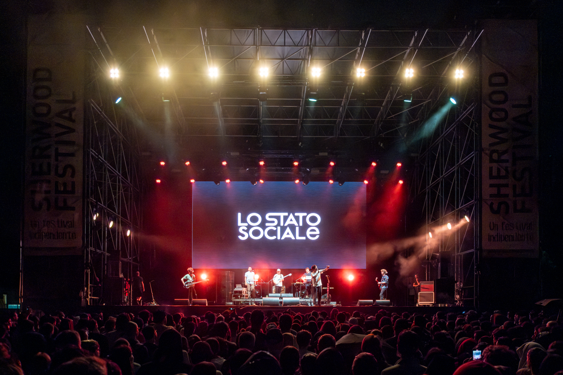 Lo Stato Sociale in concerto allo Sherwood Festival di Padova